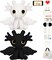 Crochet Kit for Beginners Adults & 12+ Kids–Complete Starter Kit to Make 2 Amigurumi Dragons,Left/Right-Handed 2hr Video Tutorial,3-Way Printed Patterns,Gift & Storage Bags